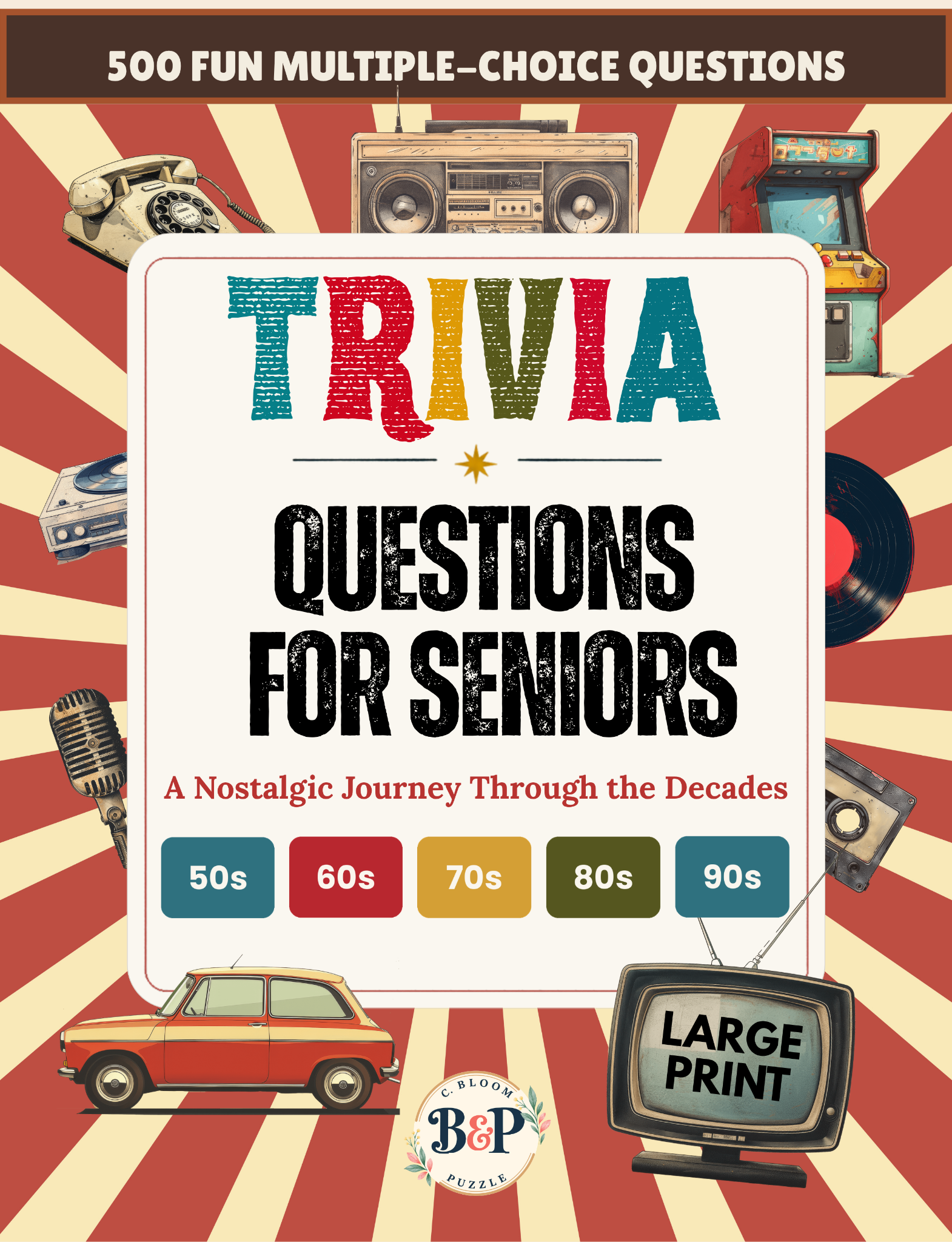 Trivia Questions for Seniors book cover